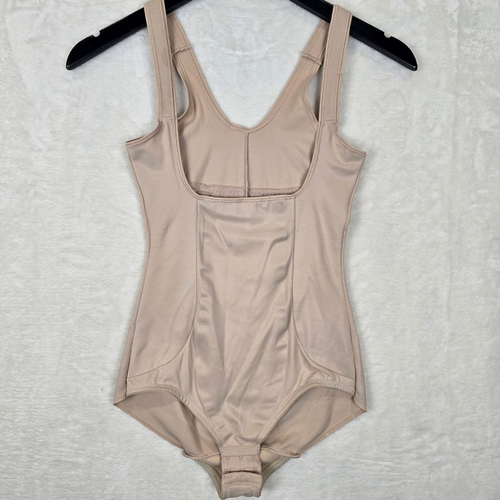 Miraclesuit Women Shape Away Style 2918 Nude Open Bust Bodysuit Size Small